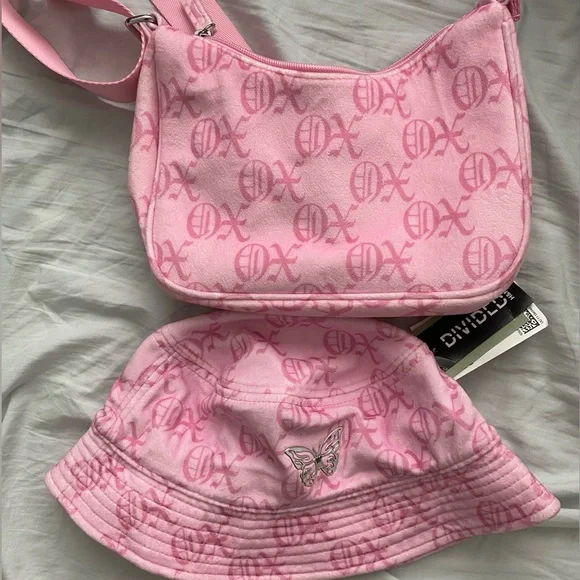 Pink Patterned Shoulder Bag - Picture 8 of 8